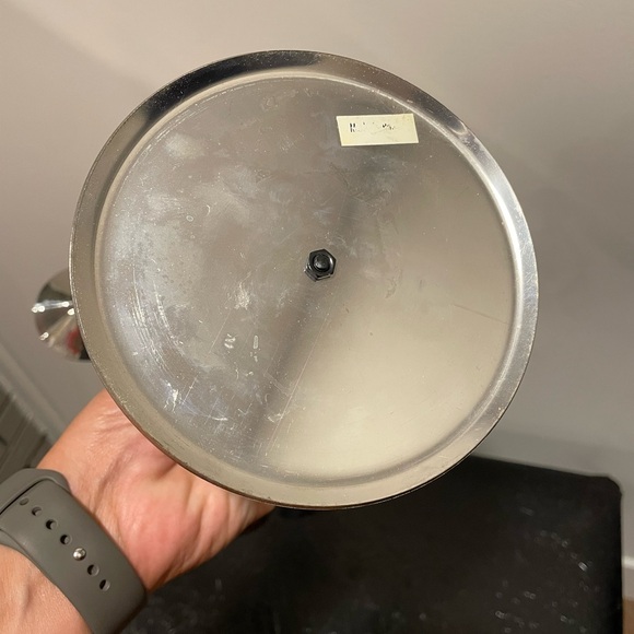 Aristo Denmark 6 Tealight Candle -Stainless Steel & Black Metal- 19” Candelabra - Picture 8 of 8